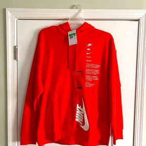 XL Orange Nike SS hoodie